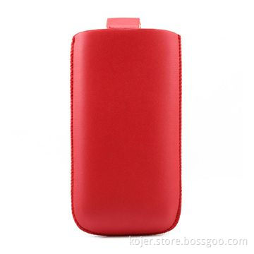 Case for Apple's iPhone 4, Made of PU Material with Retractable Pull-tab